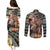American Indian Warrior Chiefs Couples Matching Puletasi and Long Sleeve Button Shirt - Wonder Print Shop