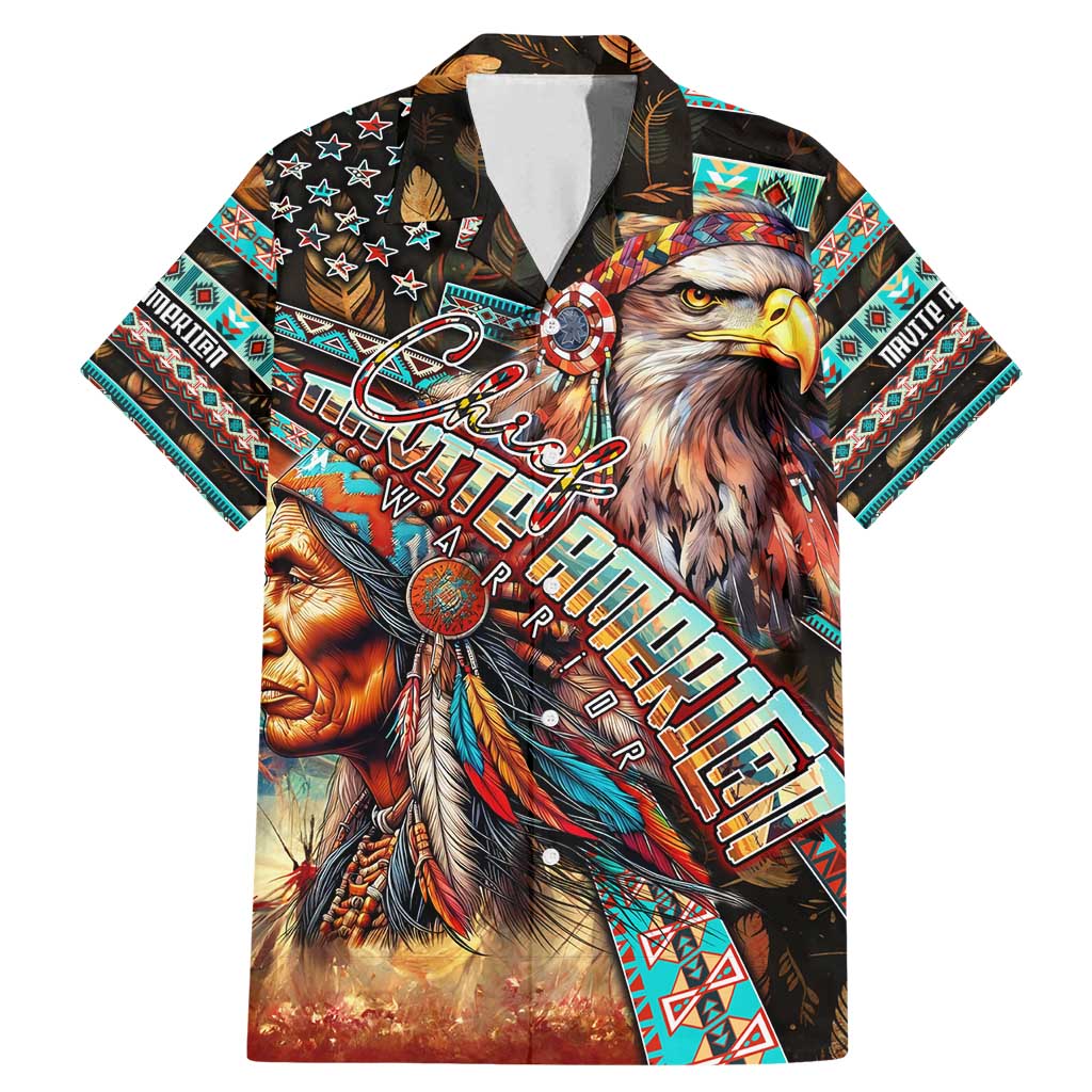 American Indian Warrior Chiefs Family Matching Mermaid Dress and Hawaiian Shirt - Wonder Print Shop