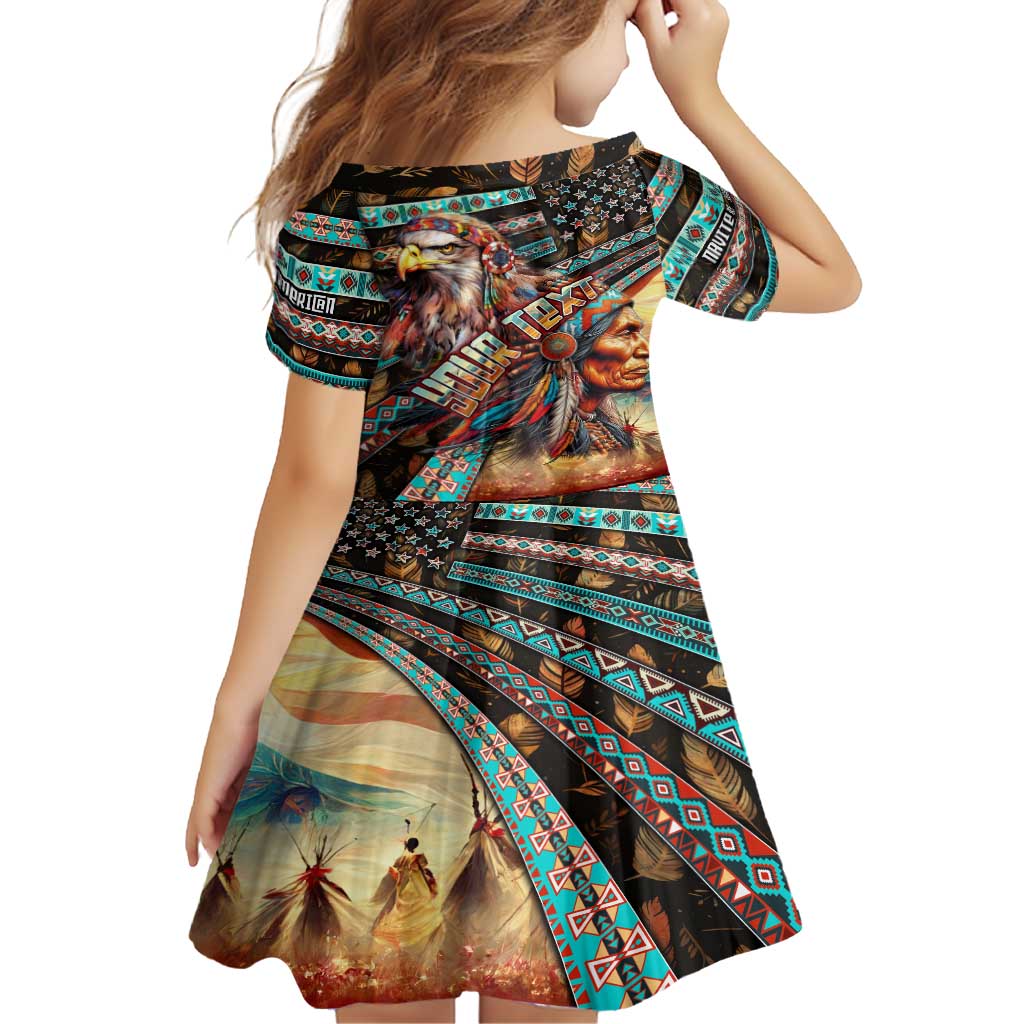 American Indian Warrior Chiefs Family Matching Off Shoulder Maxi Dress and Hawaiian Shirt - Wonder Print Shop