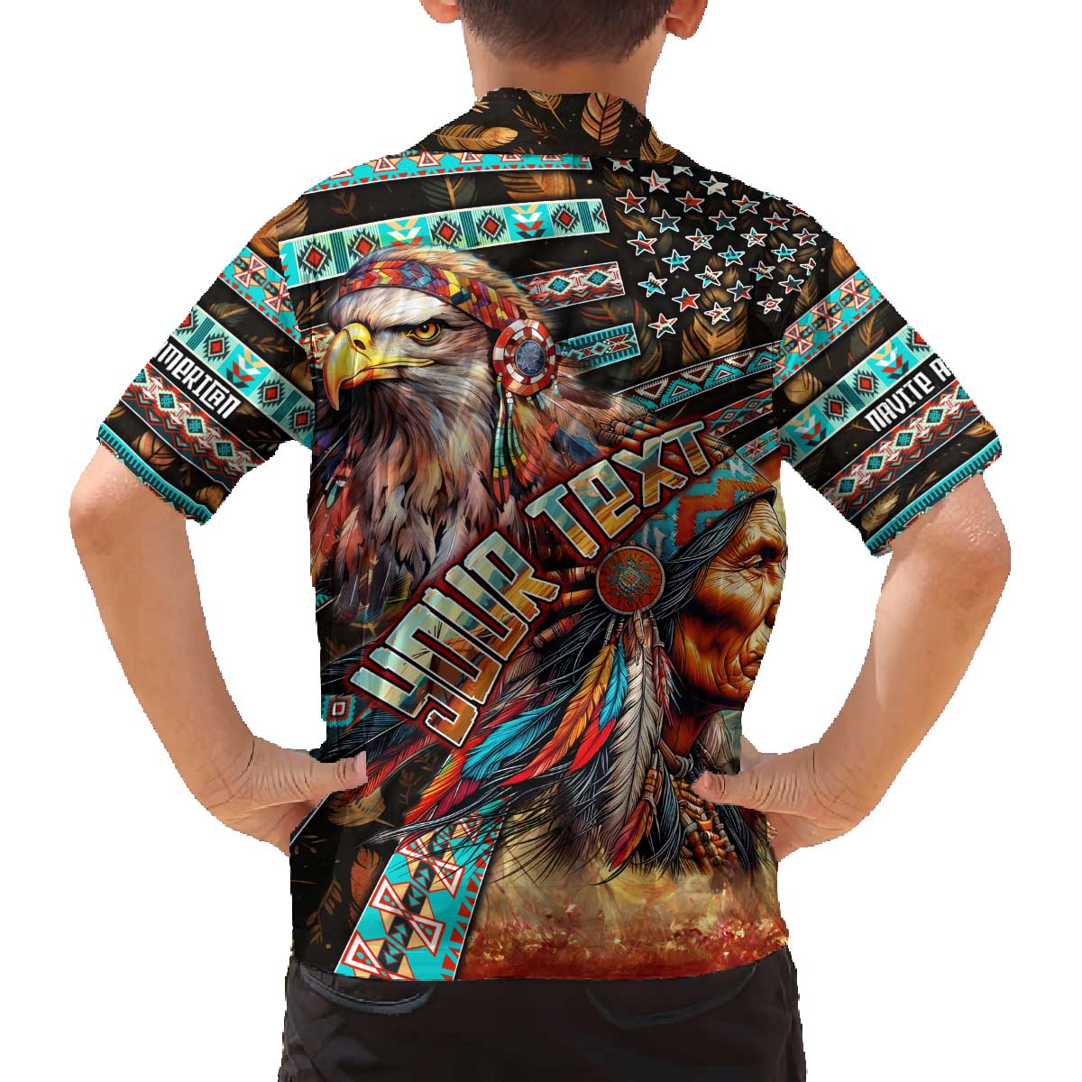 American Indian Warrior Chiefs Family Matching Puletasi and Hawaiian Shirt - Wonder Print Shop