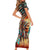 American Indian Warrior Chiefs Family Matching Short Sleeve Bodycon Dress and Hawaiian Shirt - Wonder Print Shop