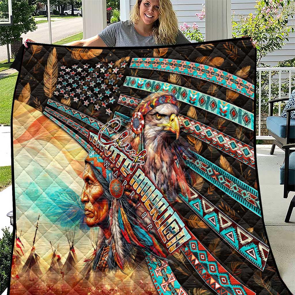 American Indian Warrior Chiefs Quilt - Wonder Print Shop