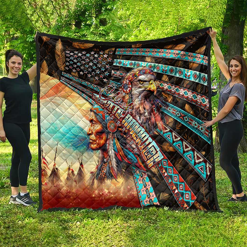 American Indian Warrior Chiefs Quilt - Wonder Print Shop