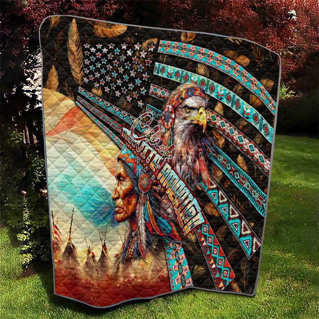American Indian Warrior Chiefs Quilt - Wonder Print Shop