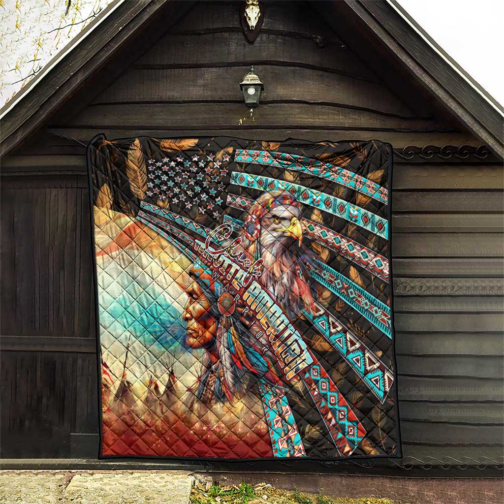 American Indian Warrior Chiefs Quilt - Wonder Print Shop
