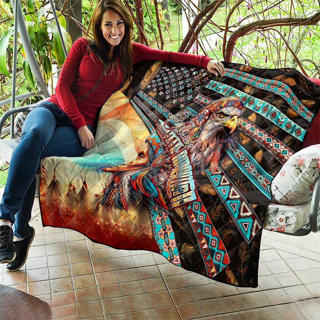 American Indian Warrior Chiefs Quilt - Wonder Print Shop