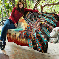 American Indian Warrior Chiefs Quilt - Wonder Print Shop