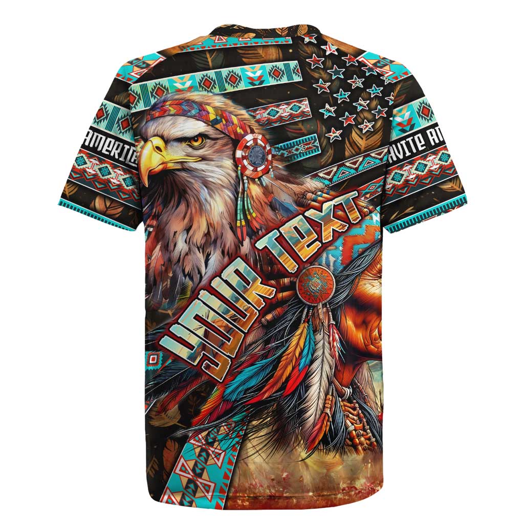 American Indian Warrior Chiefs Rugby Jersey - Wonder Print Shop
