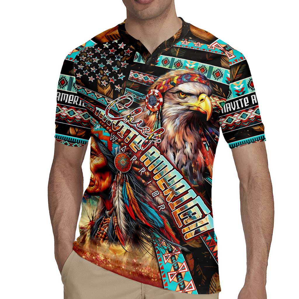 American Indian Warrior Chiefs Rugby Jersey - Wonder Print Shop