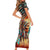American Indian Warrior Chiefs Short Sleeve Bodycon Dress - Wonder Print Shop