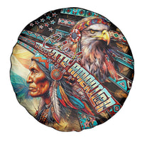 American Indian Warrior Chiefs Spare Tire Cover - Wonder Print Shop