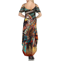 American Indian Warrior Chiefs Summer Maxi Dress - Wonder Print Shop