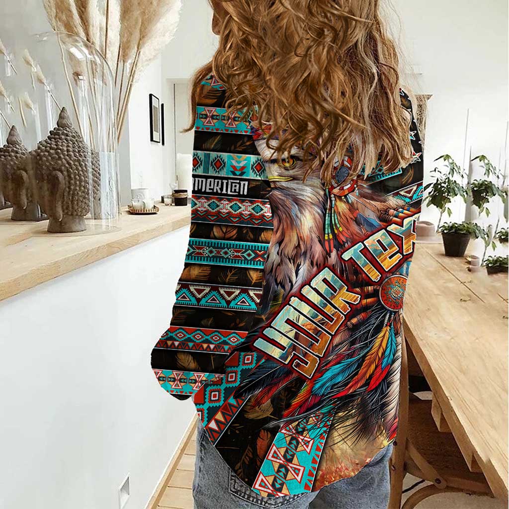 American Indian Warrior Chiefs Women Casual Shirt - Wonder Print Shop