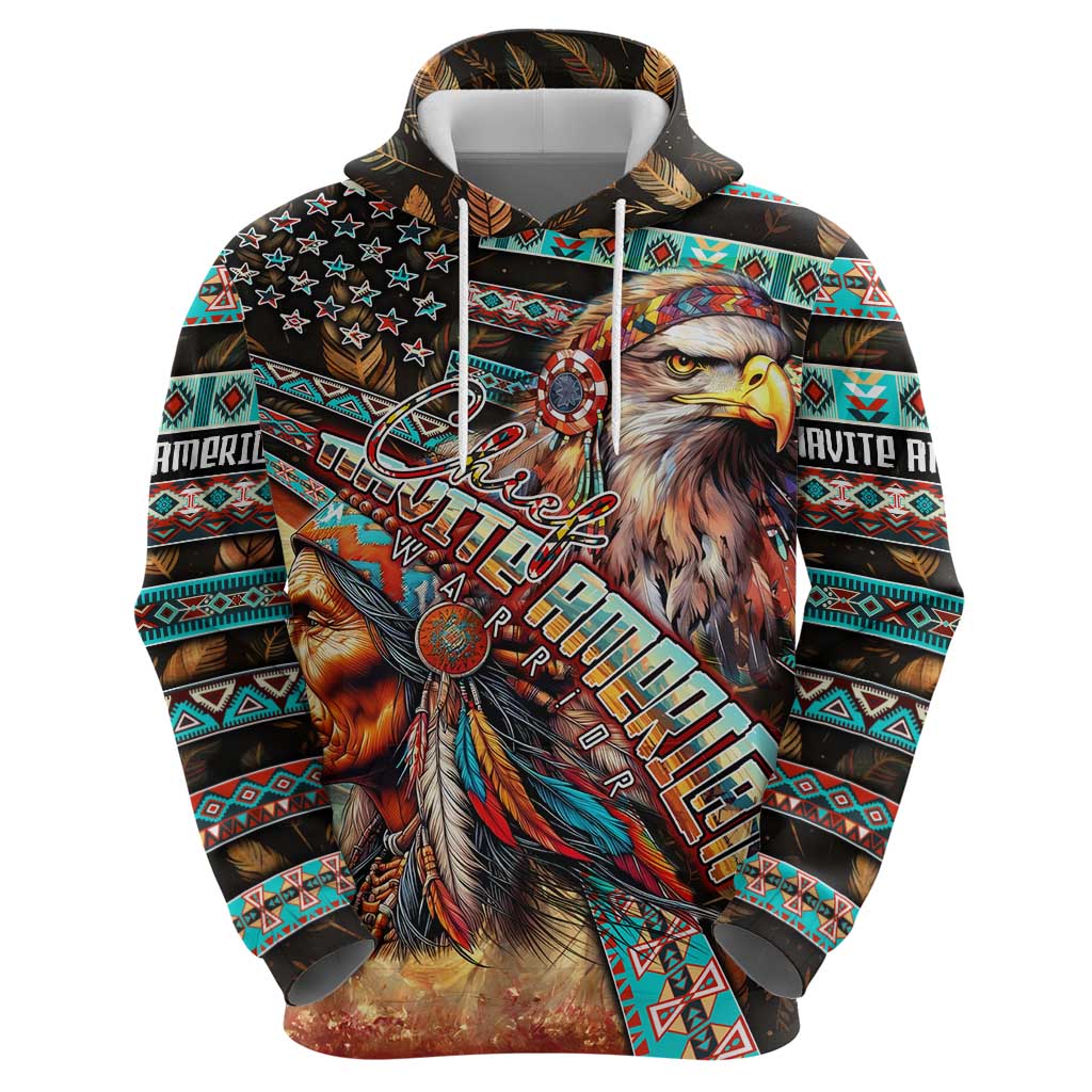 American Indian Warrior Chiefs Zip Hoodie - Wonder Print Shop