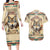 Native American Wolf Dreamcatcher Couples Matching Long Sleeve Bodycon Dress and Hawaiian Shirt Vintage Style - Wonder Print Shop