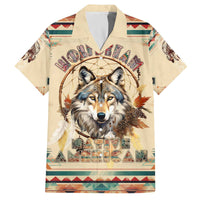 Native American Wolf Dreamcatcher Family Matching Off The Shoulder Long Sleeve Dress and Hawaiian Shirt Vintage Style - Wonder Print Shop