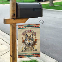 Native American Wolf Dreamcatcher Garden Flag Vintage Style - Wonder Print Shop