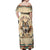 Native American Wolf Dreamcatcher Off Shoulder Maxi Dress Vintage Style - Wonder Print Shop