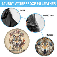 Native American Wolf Dreamcatcher Spare Tire Cover Vintage Style - Wonder Print Shop