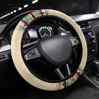 Native American Wolf Dreamcatcher Steering Wheel Cover Vintage Style - Wonder Print Shop