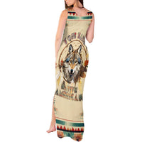 Native American Wolf Dreamcatcher Tank Maxi Dress Vintage Style - Wonder Print Shop