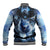 Native American Wolf And Eagle Baseball Jacket Thunder Style - Wonder Print Shop