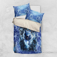 Native American Wolf And Eagle Bedding Set Thunder Style - Wonder Print Shop