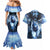 Native American Wolf And Eagle Couples Matching Mermaid Dress and Hawaiian Shirt Thunder Style - Wonder Print Shop
