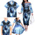 Native American Wolf And Eagle Family Matching Off The Shoulder Long Sleeve Dress and Hawaiian Shirt Thunder Style - Wonder Print Shop
