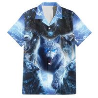 Native American Wolf And Eagle Family Matching Summer Maxi Dress and Hawaiian Shirt Thunder Style - Wonder Print Shop