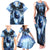 Native American Wolf And Eagle Family Matching Tank Maxi Dress and Hawaiian Shirt Thunder Style - Wonder Print Shop