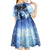 Native American Wolf And Eagle Kid Short Sleeve Dress Thunder Style - Wonder Print Shop