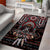Native American Indian Warrior Skull Area Rug - Wonder Print Shop