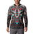 Native American Indian Warrior Skull Button Sweatshirt - Wonder Print Shop