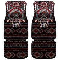 Native American Indian Warrior Skull Car Mats - Wonder Print Shop