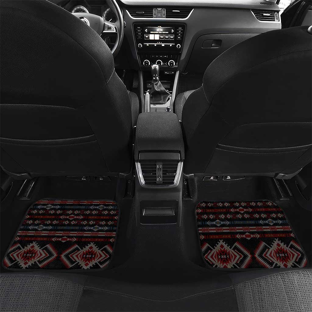 Native American Indian Warrior Skull Car Mats - Wonder Print Shop