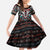 Native American Indian Warrior Skull Family Matching Long Sleeve Bodycon Dress and Hawaiian Shirt - Wonder Print Shop