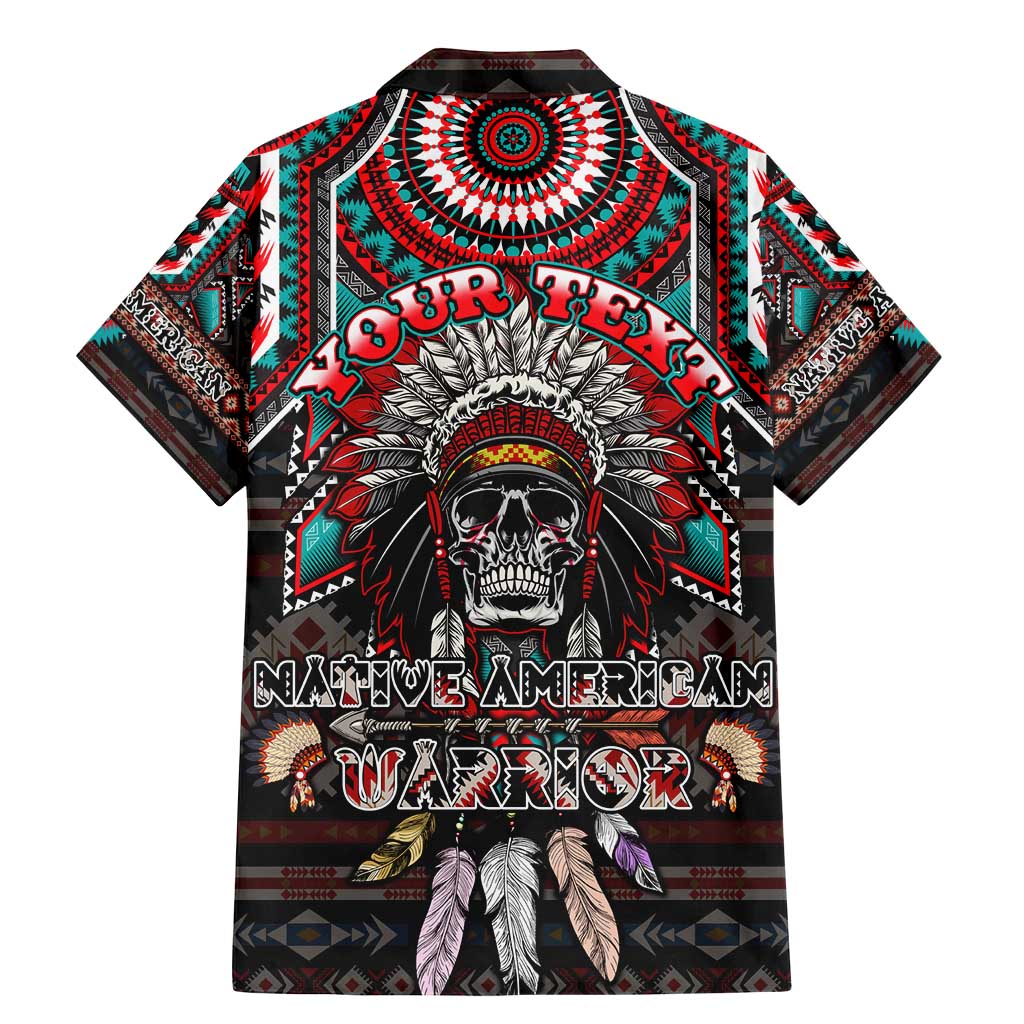 Native American Indian Warrior Skull Family Matching Mermaid Dress and Hawaiian Shirt - Wonder Print Shop