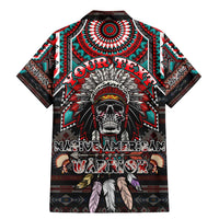 Native American Indian Warrior Skull Family Matching Mermaid Dress and Hawaiian Shirt - Wonder Print Shop