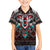 Native American Indian Warrior Skull Family Matching Tank Maxi Dress and Hawaiian Shirt - Wonder Print Shop