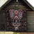 Native American Indian Warrior Skull Quilt - Wonder Print Shop