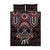 Native American Indian Warrior Skull Quilt Bed Set - Wonder Print Shop
