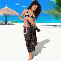 Native American Indian Warrior Skull Sarong - Wonder Print Shop