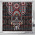 Native American Indian Warrior Skull Shower Curtain
