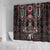 Native American Indian Warrior Skull Shower Curtain