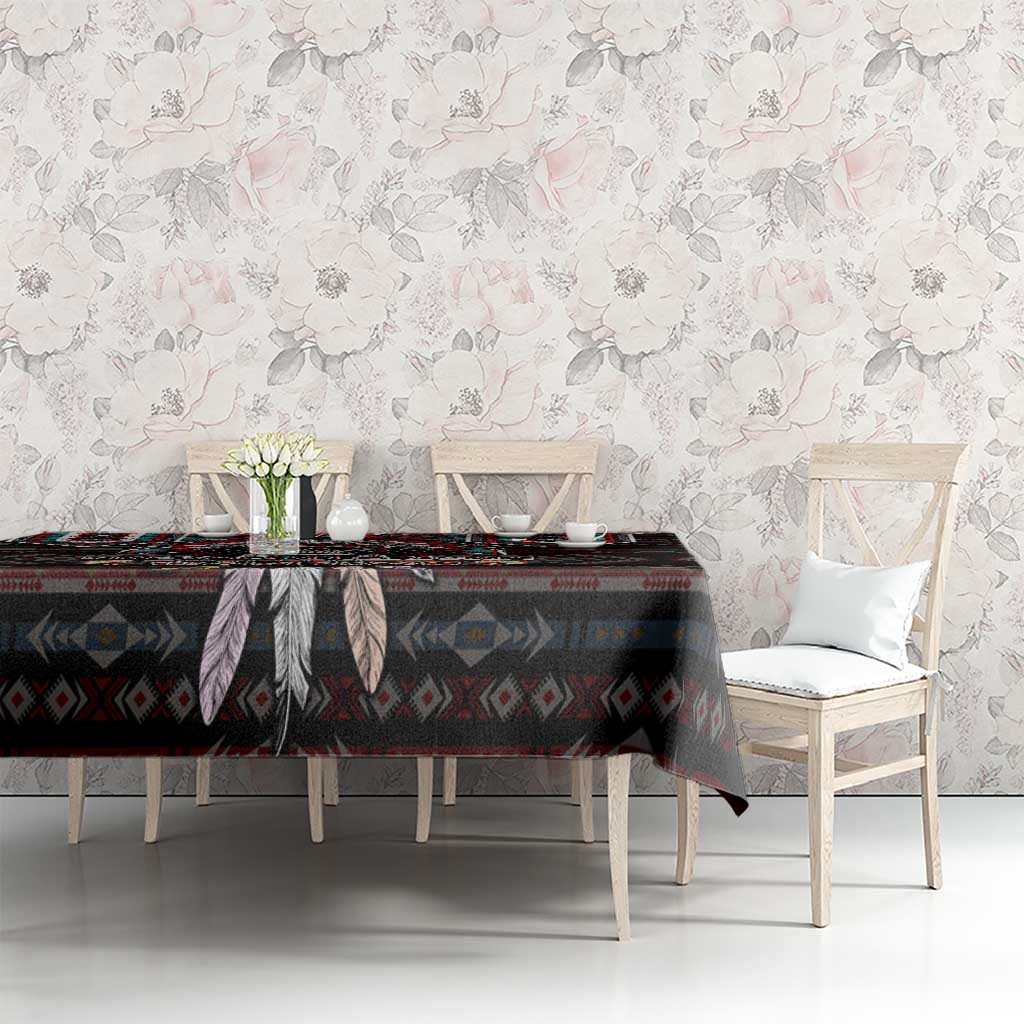 Native American Indian Warrior Skull Tablecloth - Wonder Print Shop