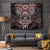 Native American Indian Warrior Skull Tapestry - Wonder Print Shop