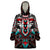 Native American Indian Warrior Skull Wearable Blanket Hoodie - Wonder Print Shop