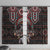 Native American Indian Warrior Skull Window Curtain - Wonder Print Shop