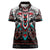 Native American Indian Warrior Skull Women Polo Shirt - Wonder Print Shop